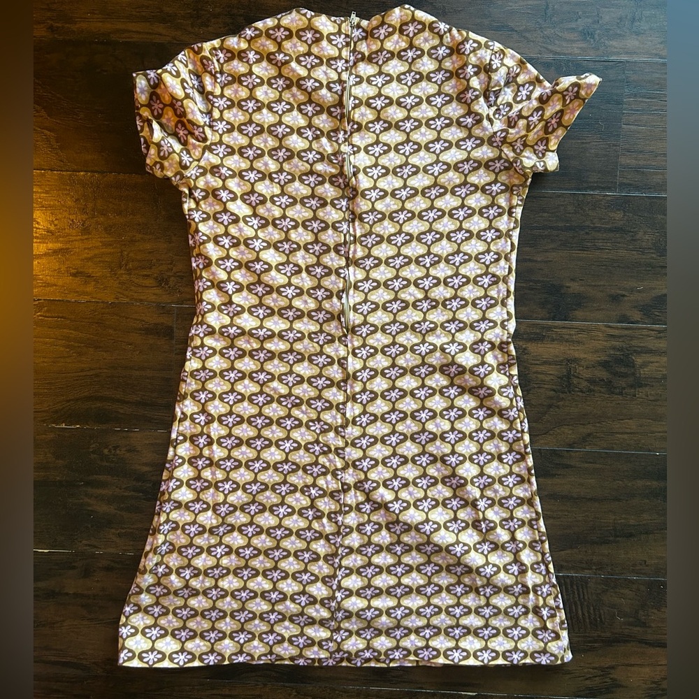60’s Floral Patterned Mini Dress - Picture 2 of 3